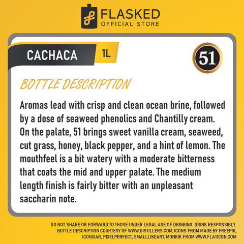 Cachaca 51 Cachaca 1L