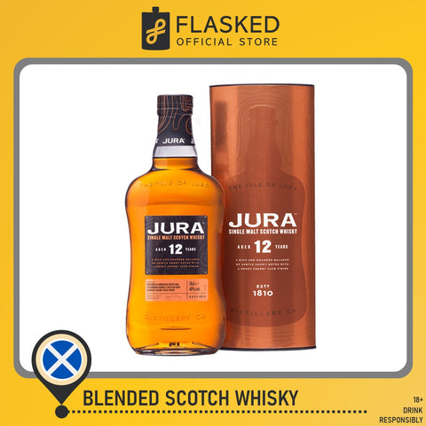 Jura 12 Year Old Single Malt Scotch Whisky 700mL