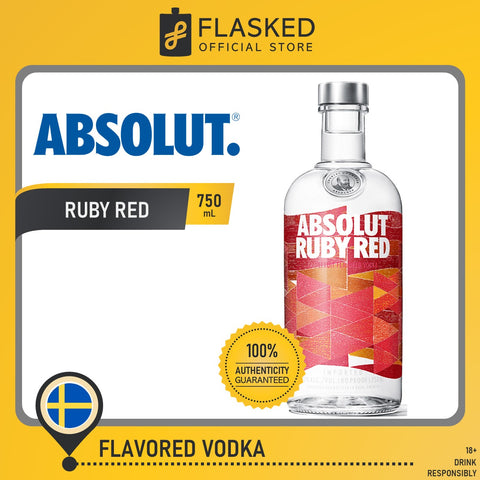 Absolut Ruby Red Vodka 750mL