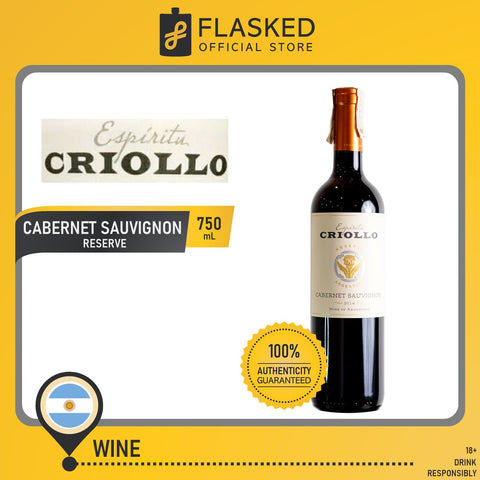 Espiritu Criollo Cabernet Sauvignon Reserve Red Wine 2014 750mL
