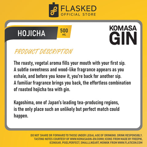 Komasa Hojicha Gin 500mL