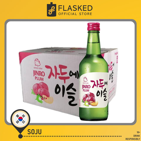 Jinro Chamisul Soju Plum 1 Case 360mL
