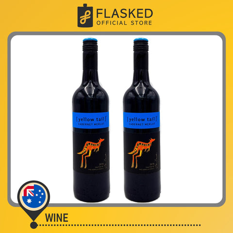 Yellow Tail Cabernet Merlot Red Wine 750mL 2 Set Christmas Bundle