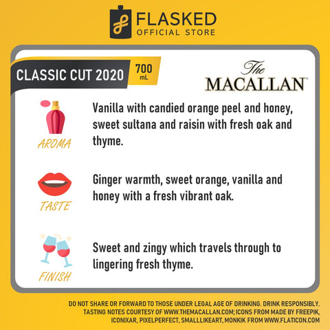 The Macallan Classic Cut 2020 750mL Single Malt Scotch Whisky