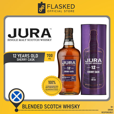 Jura Sherry Cask 12 Year Old Single Malt Scotch Whisky 700mL