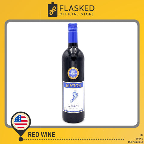 Barefoot Merlot Red Wine 750mL