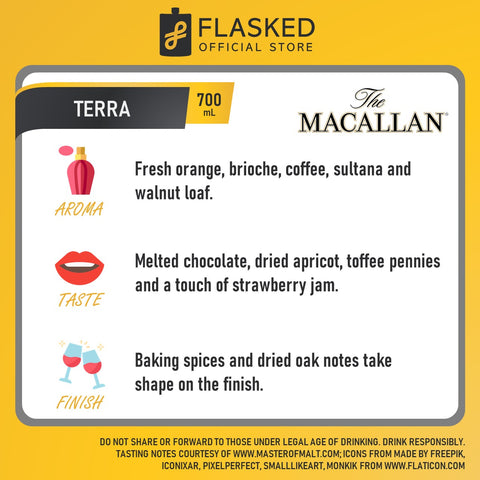 The Macallan Terra 700mL Single Malt Scotch Whisky