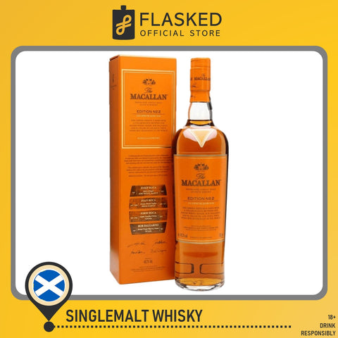 The Macallan Edition No. 2 Highland 700mL Single Malt Scotch Whisky