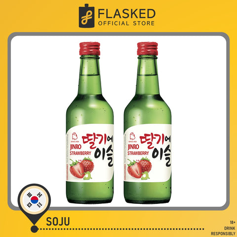Jinro Chamisul Soju Strawberry 360mL 2 Set