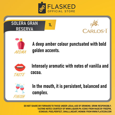 Carlos I Solera Gran Reserva Brandy 1L