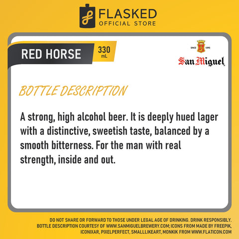 Red Horse Beer 2 Cans 330mL
