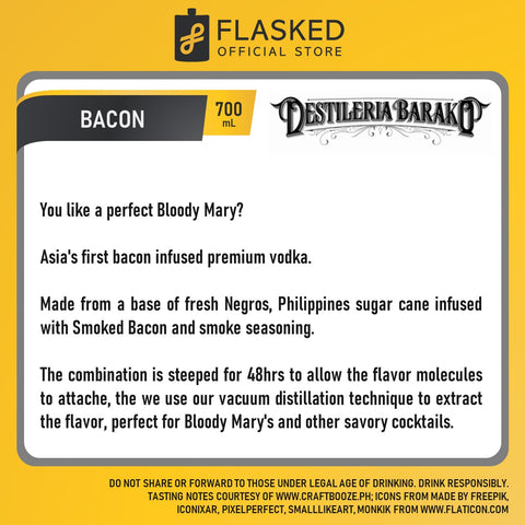 Bacon Vodka 700mL