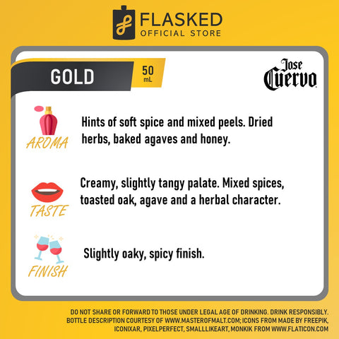 Jose Cuervo Gold Tequila 50ml Mini
