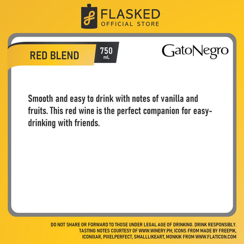 Gato Negro Red Blend Red Wine 750mL