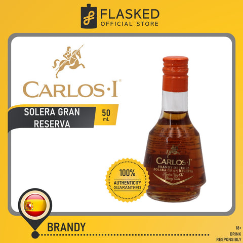 Carlos I Solera Gran Reserva Brandy 50ml MINI