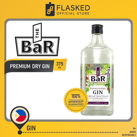 The BaR Premium Dry Gin 375mL
