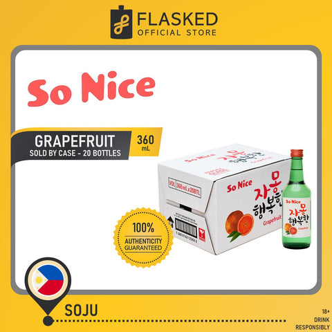 So Nice Grapefruit 360ml pack of 20