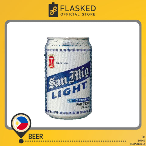San Miguel Light Beer Can 330mL
