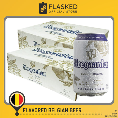 Hoegaarden White Belgian Beer 330mL pack of 48