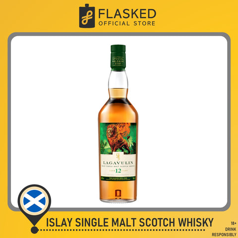 Lagavulin 12 Year Old Natural Cask Strength Islay Single Malt Scotch Whisky 700mL Special Release 2021