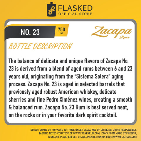 Ron Zacapa Centenario No. 23 Solera 750mL
