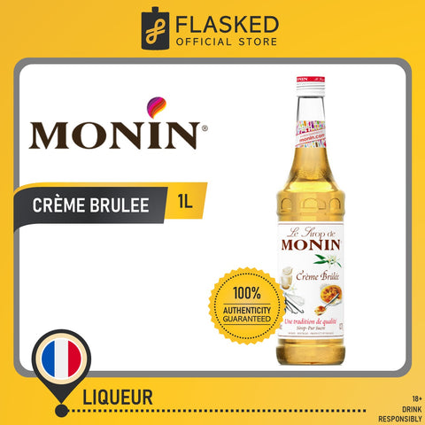 Monin Creme Brulee Natural Syrup 1L