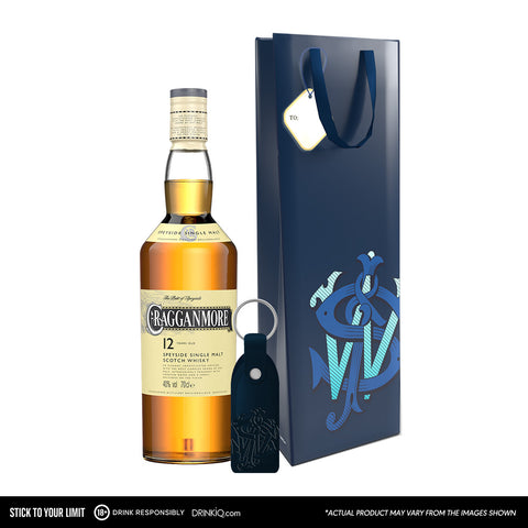 Cragganmore 12 Year Old Whisky 700mL w/ Free Gift Bag