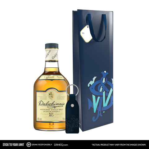 Dalwhinnie 15 Year Old Whisky 700mL w/ Free Gift Bag