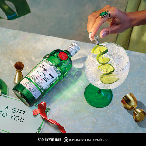 Tanqueray London Dry Gin 750mL w/ Free Paper Bag and Keychain
