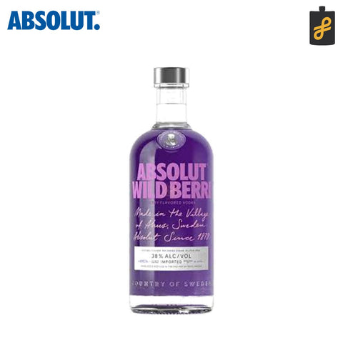 Absolut Wild Berri Vodka 700mL