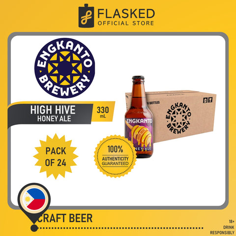 Engkanto High Hive - Honey Ale Beer 330mL 1 Case