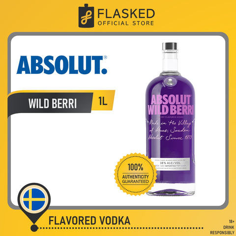 Absolut Wild Berri Vodka 1L