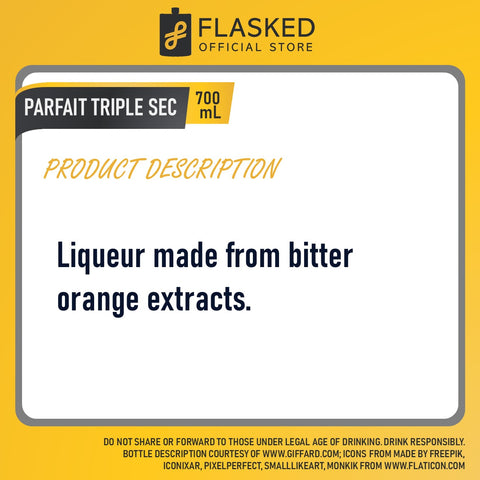 Giffard Parfait Triple Sec Liqueur 700mL