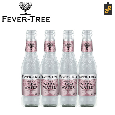 Fever Tree Premium Soda Water 200mL 4 pack