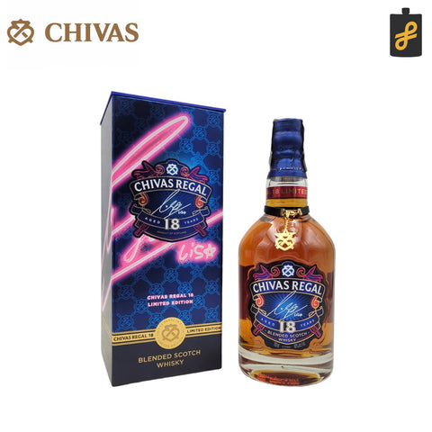 Chivas Regal 18 Year Old Lisa Limited Edition 700ml Blended Scotch Whisky Blackpink