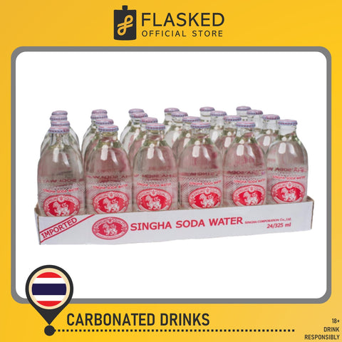 Singha Soda Water 325mL 1 Case/ 24 Bottles