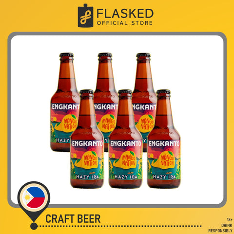 Engkanto Mango Nation - Hazy IPA Beer 330mL 6 Pack
