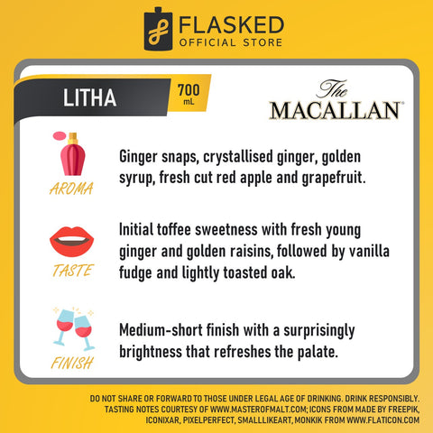 The Macallan Litha 700mL Single Malt Scotch Whisky