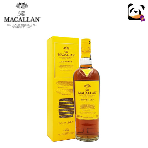 The Macallan Edition No. 3 Highland Single Malt Scotch Whisky 700mL