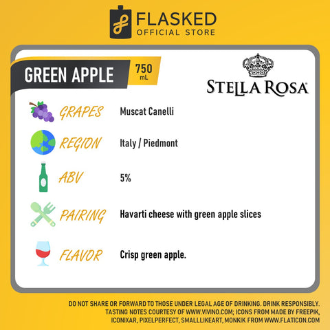 Stella Rosa Green Apple White Wine 750ml