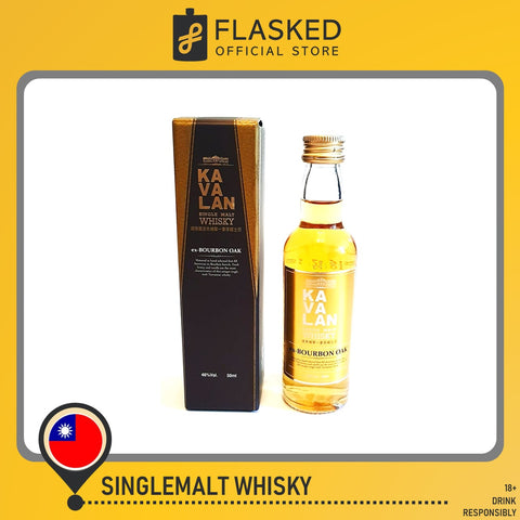 Kavalan Ex-Bourbon Oak Single Malt Whisky Mini 50mL