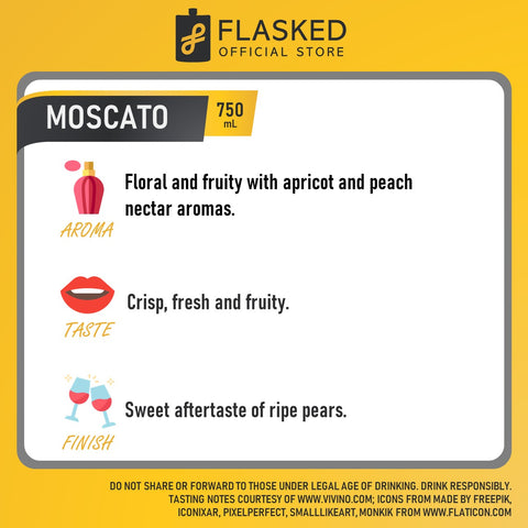 Two Oceans Moscato Wine 750mL
