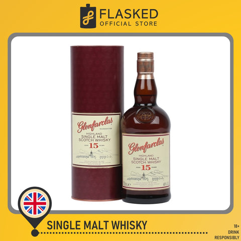 Glenfarclas 15 Year Old Highland Single Malt Scotch Whisky 700mL