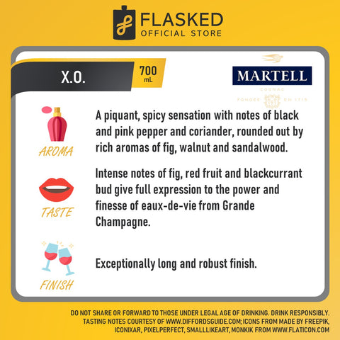Martell XO Cognac 700mL