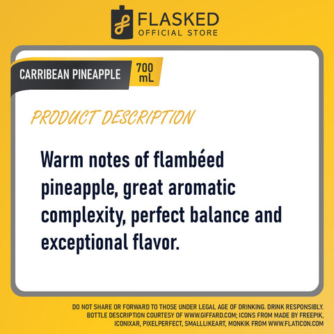 Giffard Carribean Pineapple Premium Liqueur 700mL