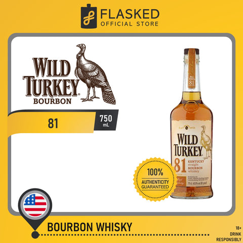 Wild Turkey 81 Bourbon Whiskey 750mL