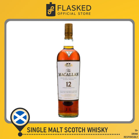 The Macallan 12 Year Old Sherry Oak 1.75 Litre With Pouring Cradle
