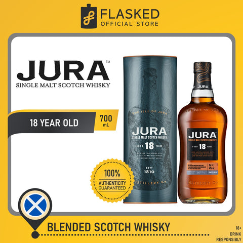Jura 18 Year Old Single Malt Scotch Whisky 700mL