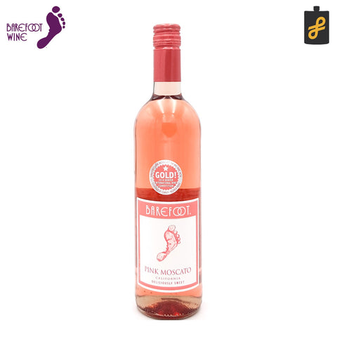 Barefoot Pink Moscato Rose Wine 750mL