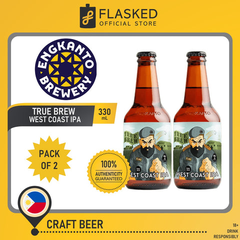 Engkanto True Brew West Coast IPA Beer 330mL 2 Pack